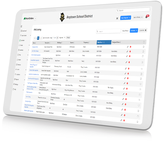 ML Work Orders Preventative Maintenance