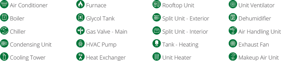 Standard HVAC Asset Types